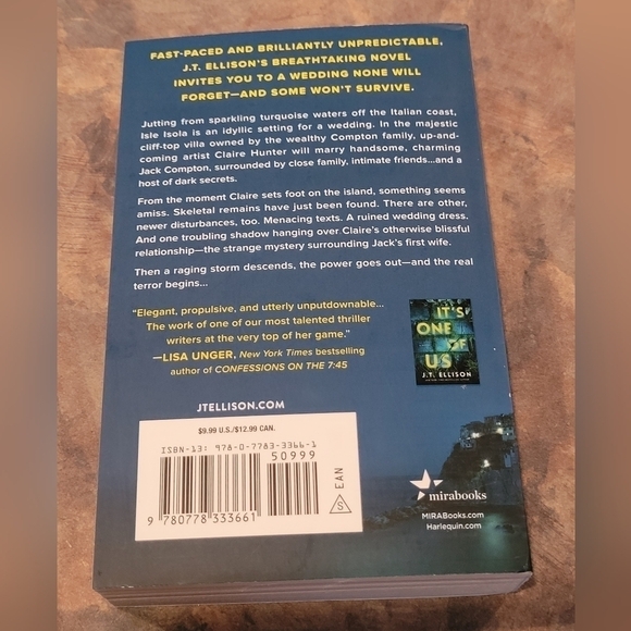 J.T. ELLISON PAPERBACKS, Lot of 2 Great Reads - Picture 4 of 12